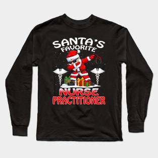 Santas Favorite Nurse Practitioner Christmas T Shi Long Sleeve T-Shirt